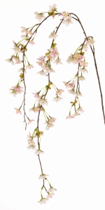 Kersenbloesemtak hangend x91 flrs, 145cm roze